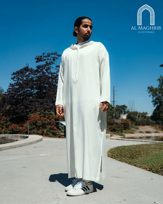 Cream White Djellaba