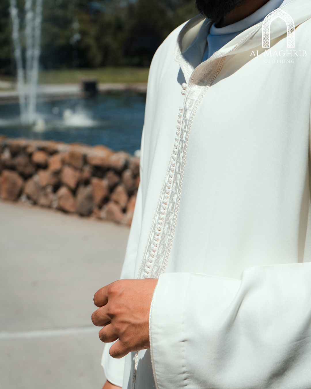 Cream White Djellaba