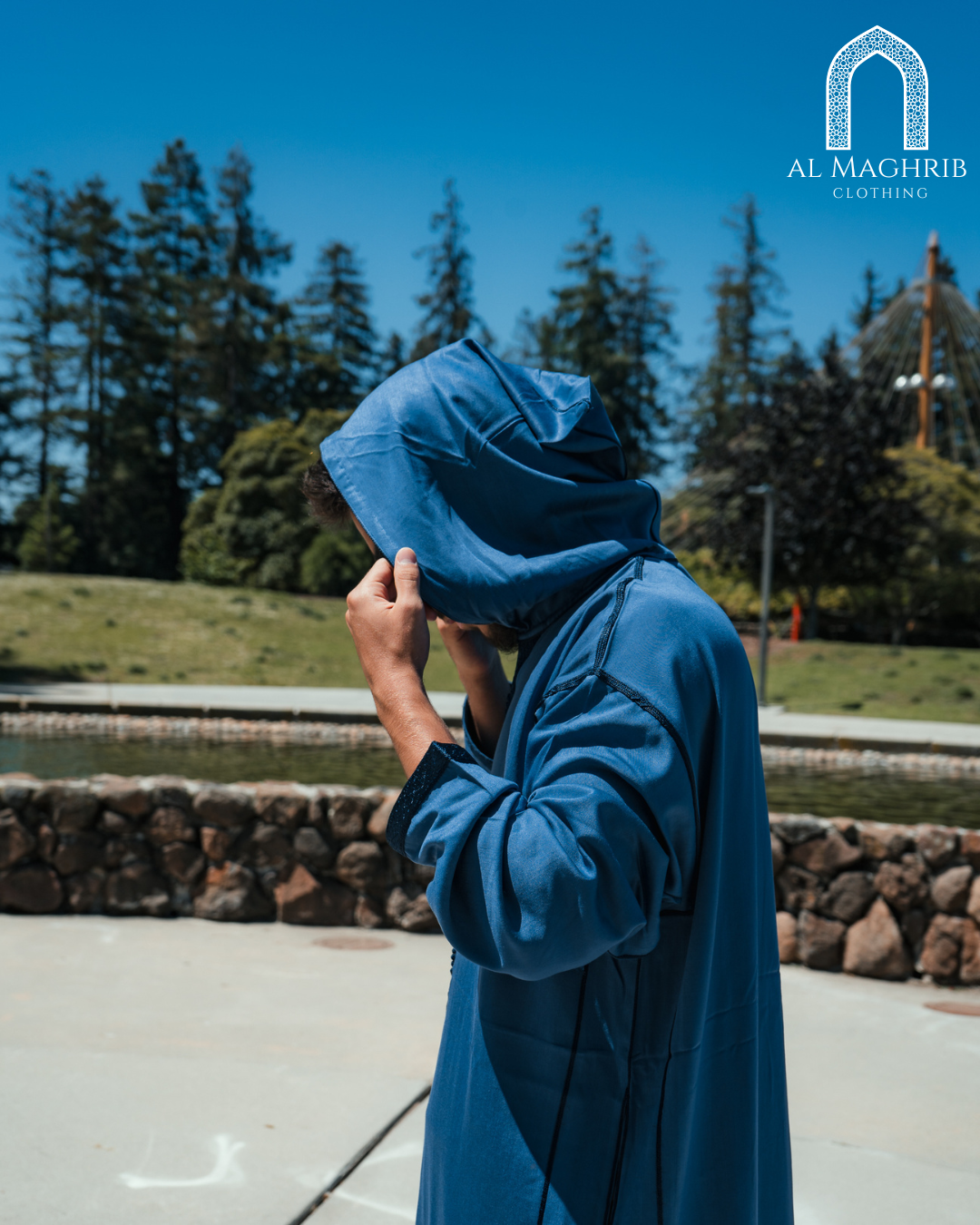 Dark Blue Djellaba